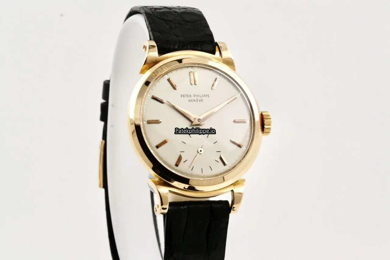 Alternative view of Patek Philippe Calatrava 1491 34MM Rose Gold Case Manual Winding