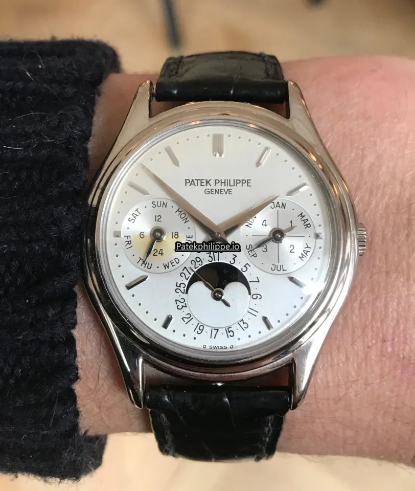 Patek Philippe Perpetual Calendar 3940g 36MM White Gold Case Automatic