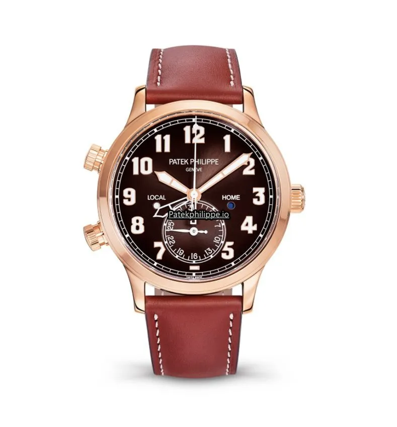 Patek Philippe Travel Time 5524r-001 Rose Gold Case Automatic