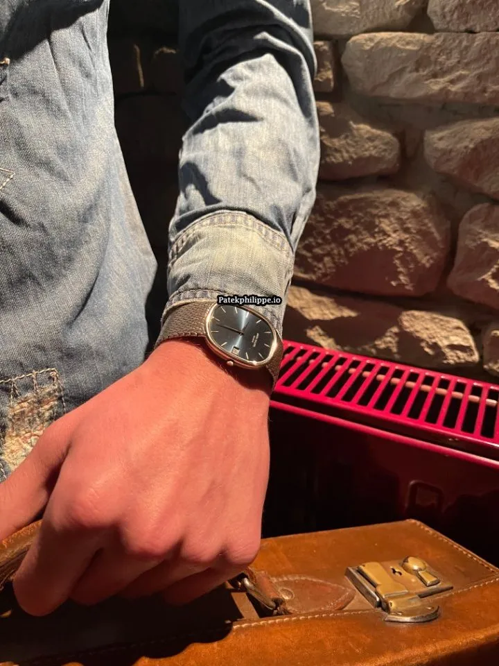 Alternative view of Patek Philippe Golden Ellipse Jan-21 38x33MM White Gold Case Automatic