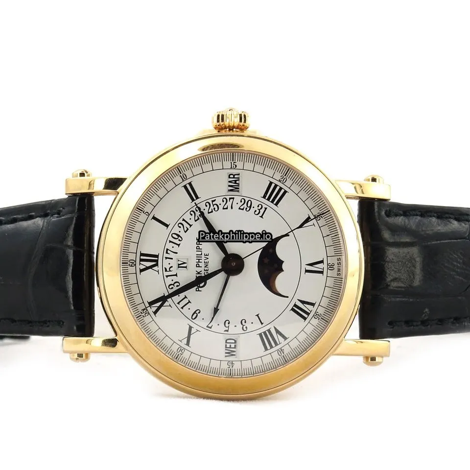 Alternative view of Patek Philippe Perpetual Calendar 5059r-001 Rose Gold Case Automatic