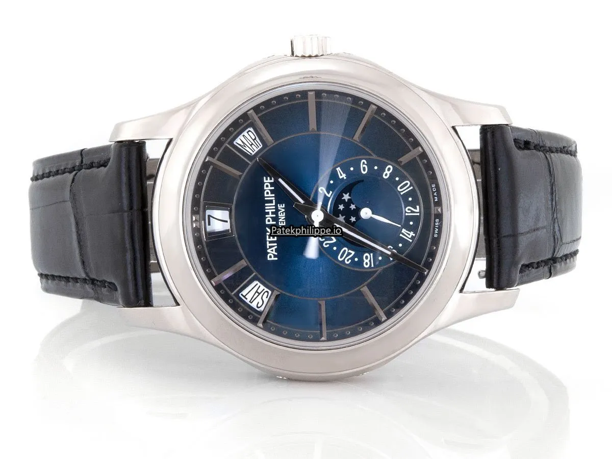 Alternative view of Patek Philippe Annual Calendar 5205g-013 40MM White Gold Case Automatic