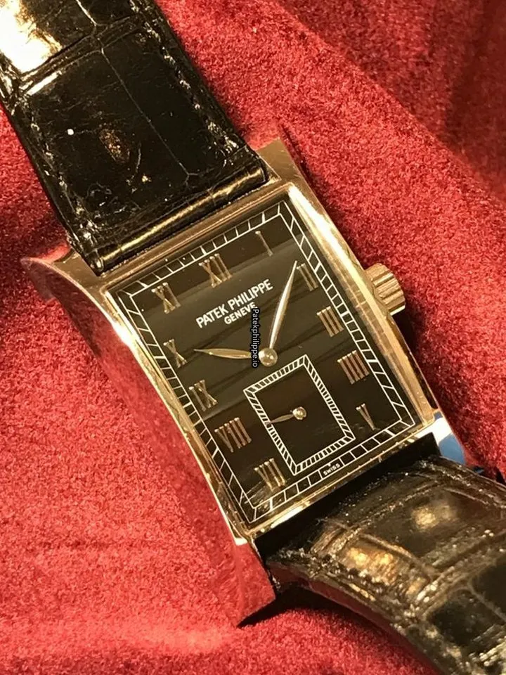 Alternative view of Patek Philippe Pagoda 5500g White Gold Case Manual Winding