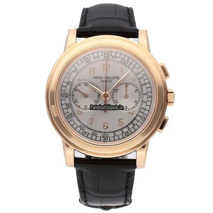 Patek Philippe Chronograph 5070r-001 42MM Rose Gold Case Manual Winding