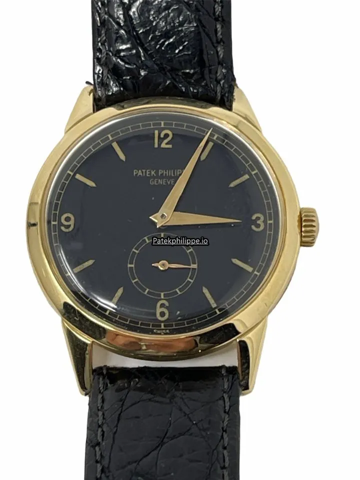 Alternative view of Patek Philippe Calatrava Patek 2577 35MM Yellow Gold Case Manual Winding