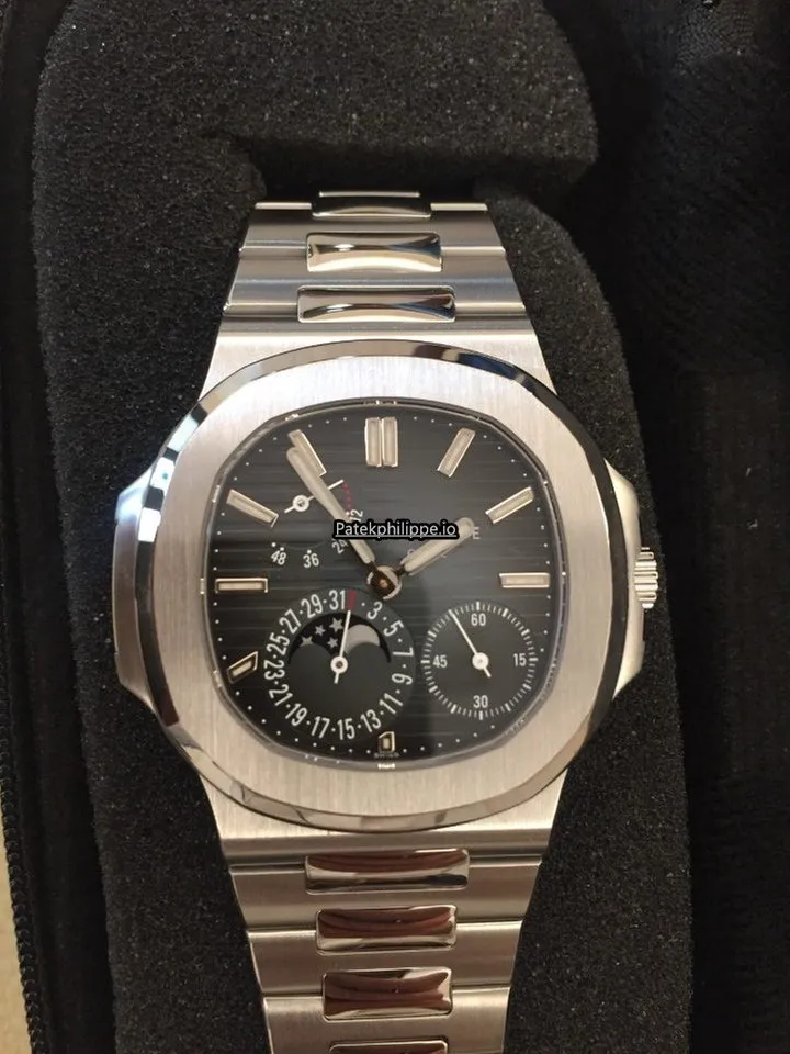 Alternative view of Patek Philippe Nautilus 5712/1a-001 40x38MM Steel Case Automatic