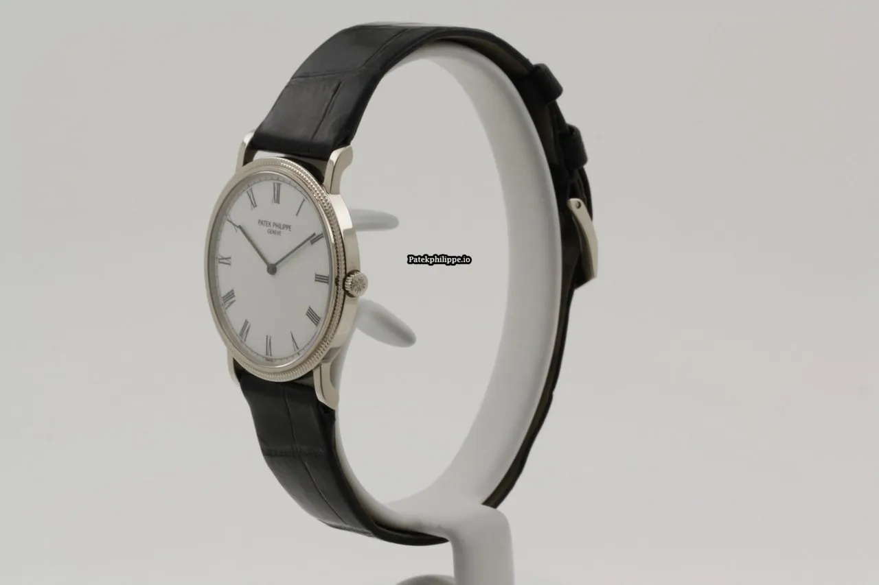 Alternative view of Patek Philippe Calatrava 3520dg-011 32MM White Gold Case Manual Winding