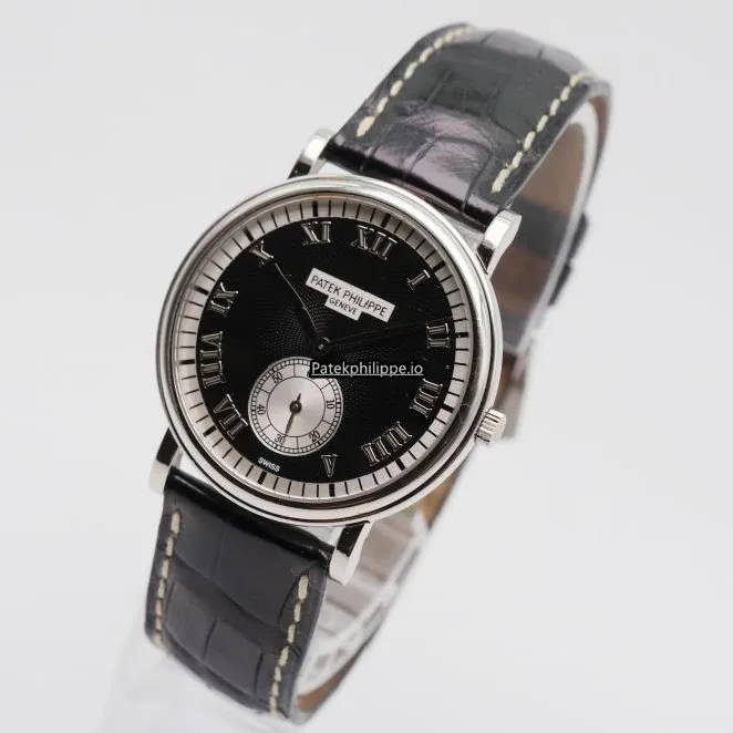 Alternative view of Patek Philippe Calatrava 5022 33MM White Gold Case Manual Winding