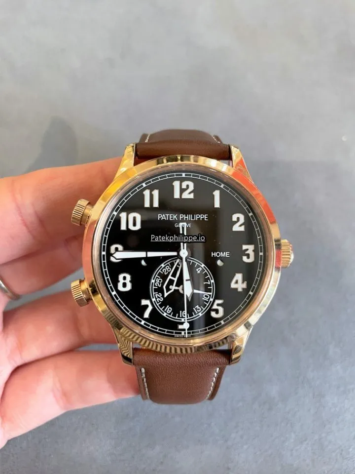 Patek Philippe Travel Time 5524r-001 42MM Rose Gold Case Automatic
