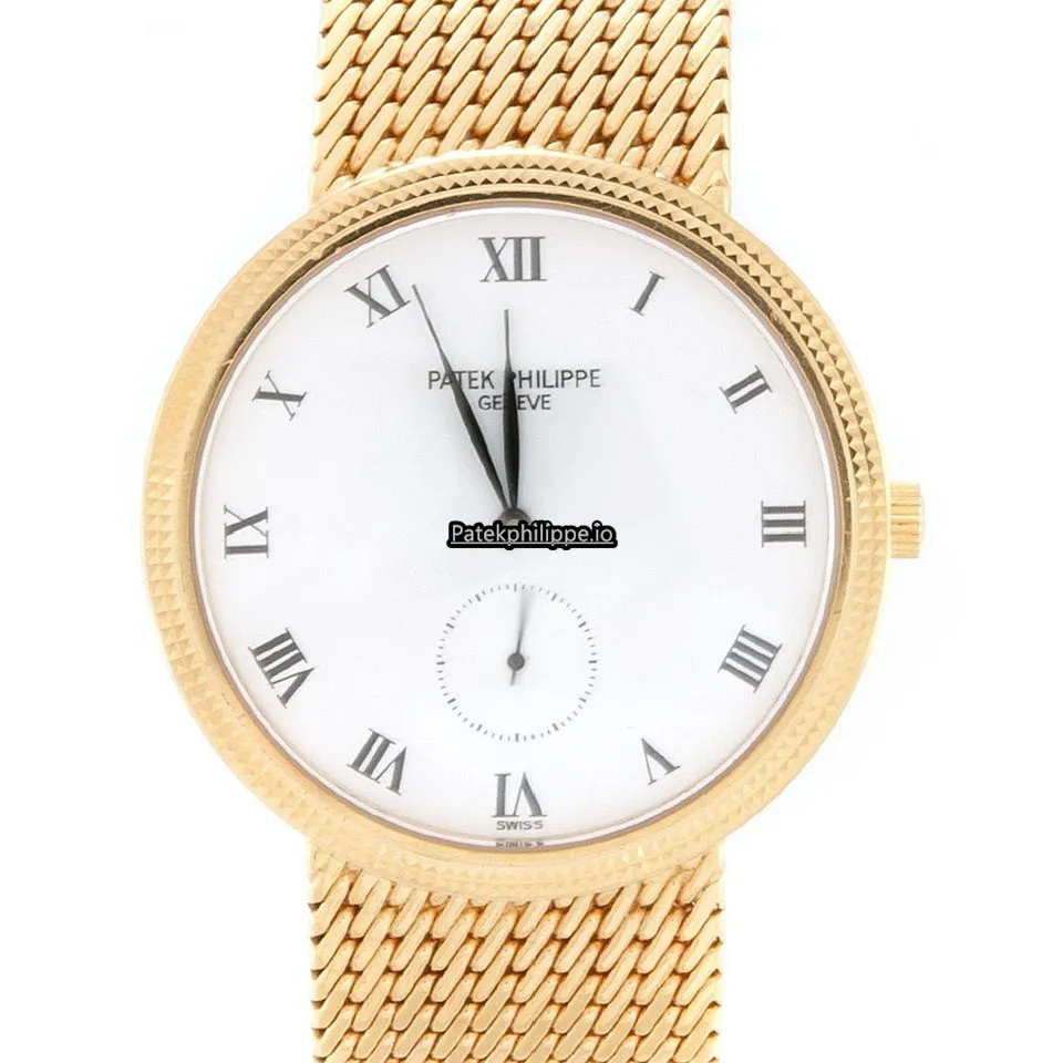 Patek Philippe Calatrava 3919 / 005 35MM Yellow Gold Case Manual Winding