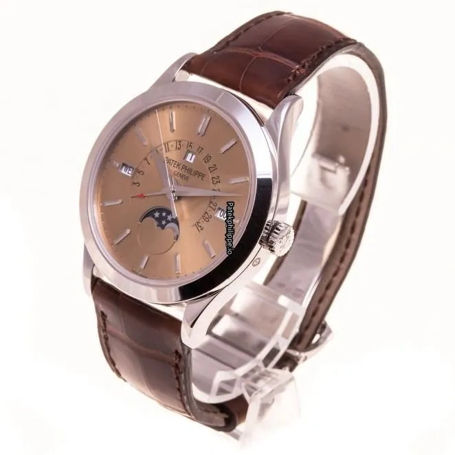 Alternative view of Patek Philippe Perpetual Calendar 5496p-014 39.5MM Platinum Case Automatic
