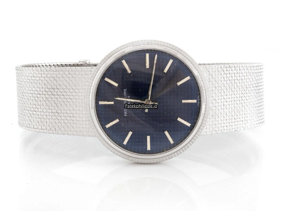 Alternative view of Patek Philippe Calatrava 3563 35MM White Gold Case Manual Winding
