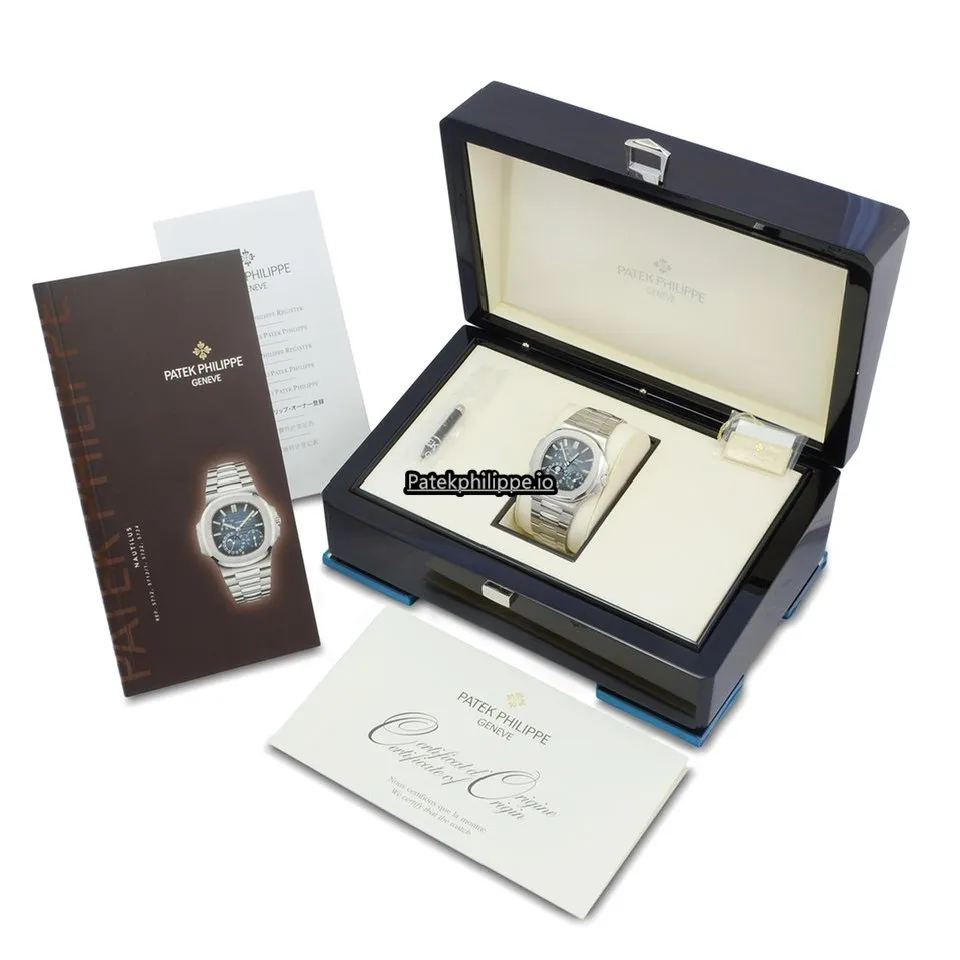 Alternative view of Patek Philippe Nautilus 5712/1a-001 40x38MM Steel Case Automatic
