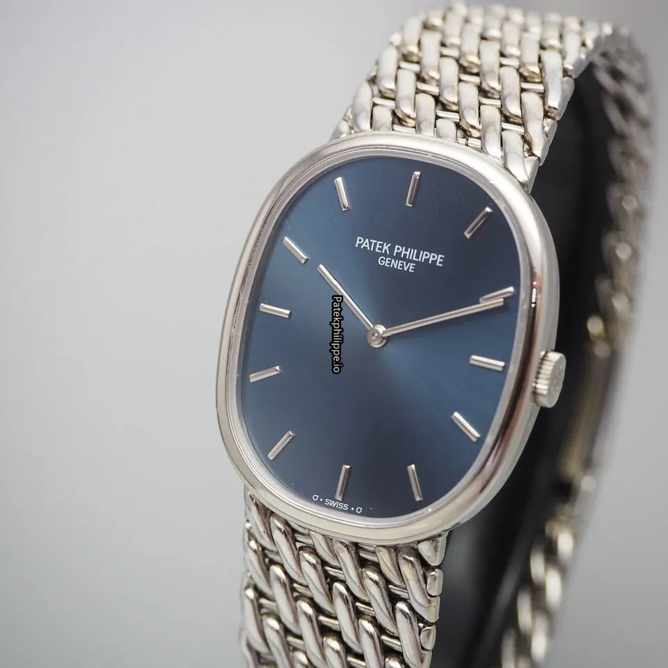Alternative view of Patek Philippe Golden Ellipse 3848/17 27x32MM White Gold Case Manual Winding