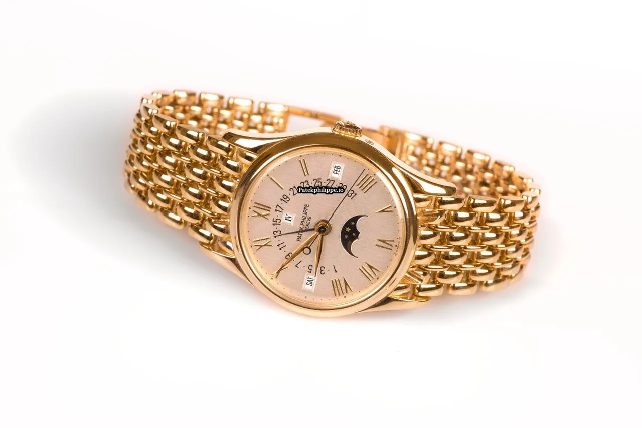 Patek Philippe Perpetual Calendar 5050j 36MM Yellow Gold Case Automatic