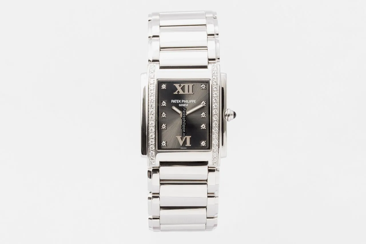 Patek Philippe Twenty-4 4910/10a-010 25x30MM Steel Case Quartz