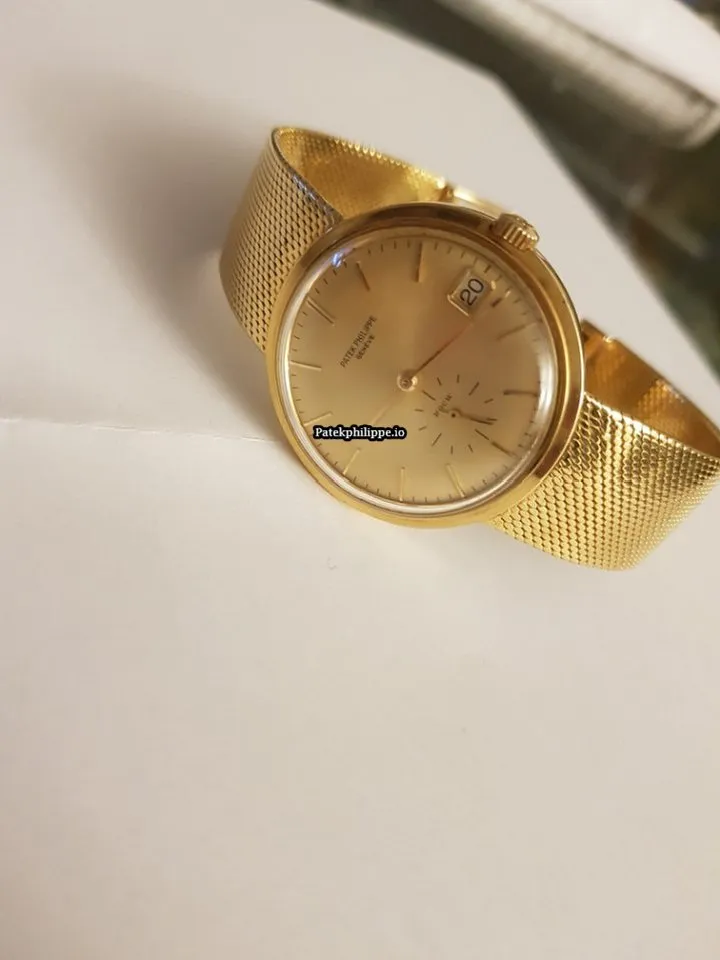 Alternative view of Patek Philippe Calatrava 3445 Calatrava 35MM Yellow Gold Case Automatic