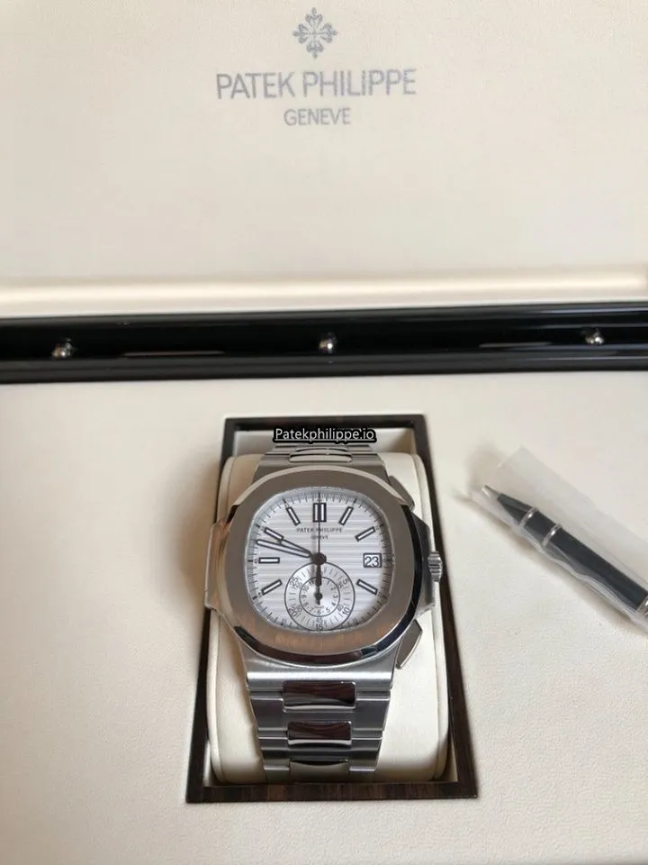 Alternative view of Patek Philippe Nautilus 5980 40.5MM Steel Case Automatic