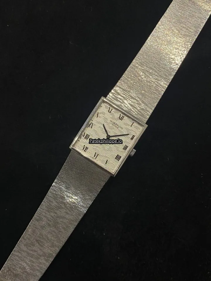 Patek Philippe Jan-50 23x26MM White Gold Case Manual Winding