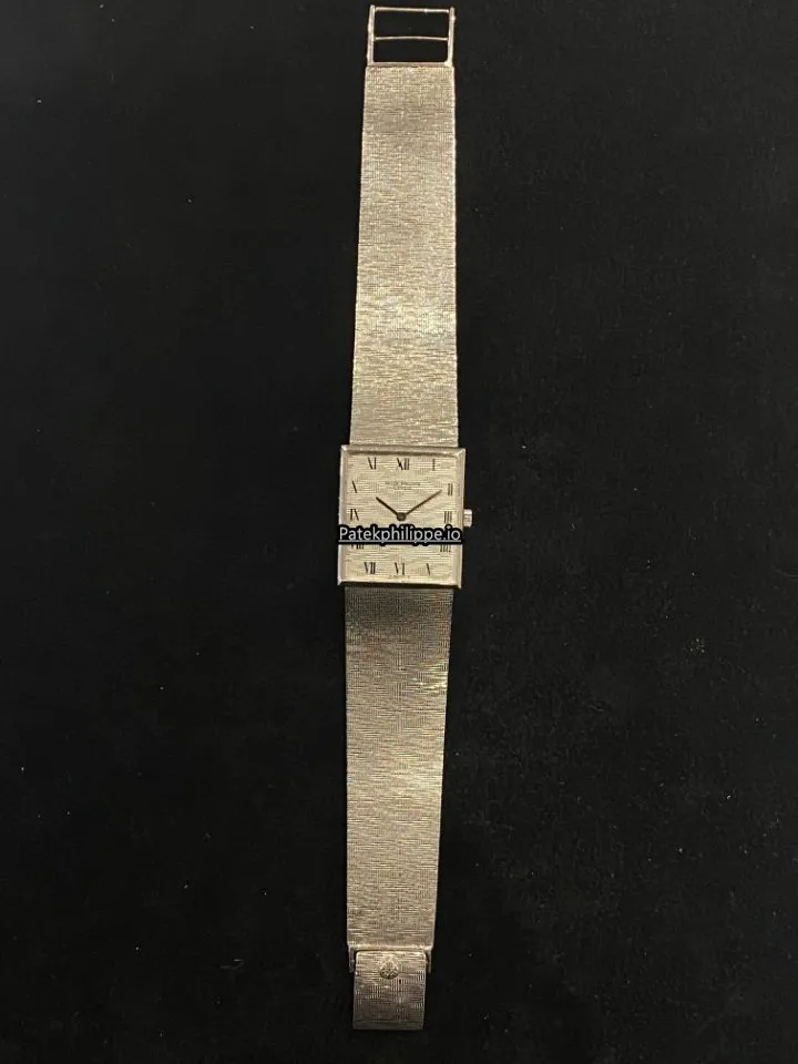 Alternative view of Patek Philippe Jan-50 23x26MM White Gold Case Manual Winding