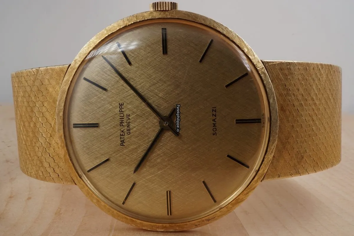 Patek Philippe Calatrava 3468 33MM Yellow Gold Case Manual Winding