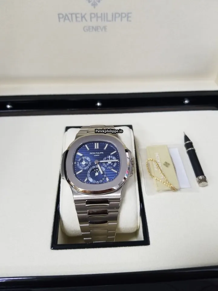 Alternative view of Patek Philippe Nautilus 5740/1g-001 40MM White Gold Case Automatic