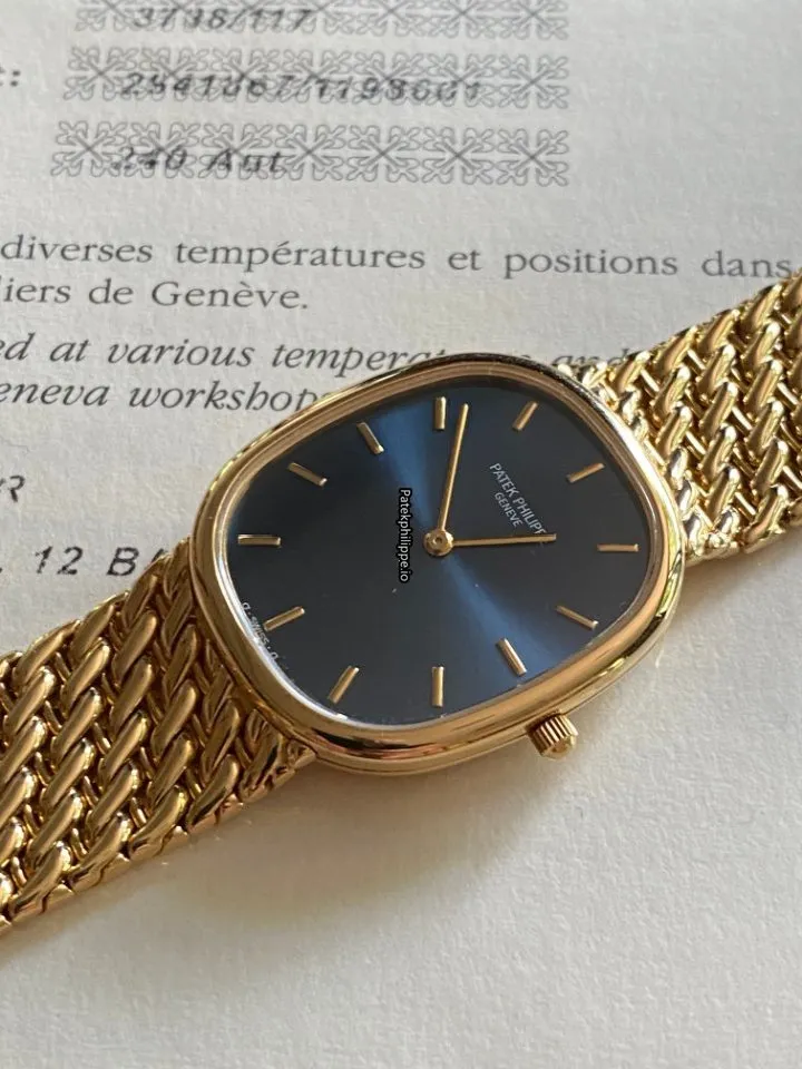 Patek Philippe Golden Ellipse 3738/117 Yellow Gold Case