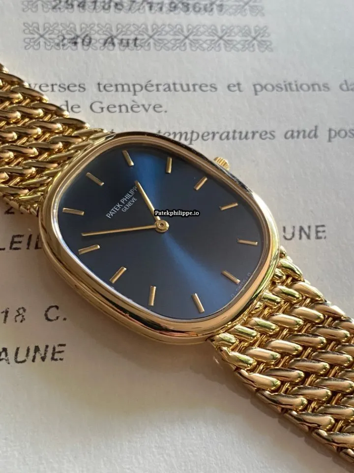 Alternative view of Patek Philippe Golden Ellipse 3738/117 Yellow Gold Case