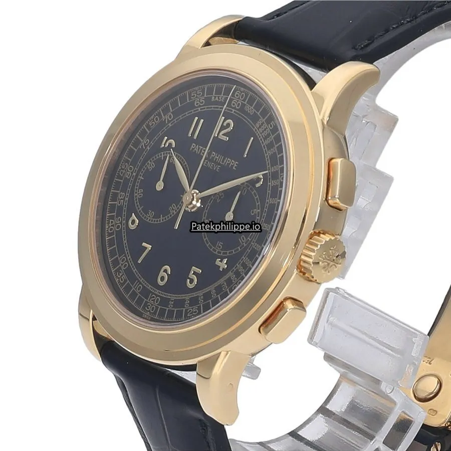 Alternative view of Patek Philippe Chronograph 5070j-001 42MM Yellow Gold Case