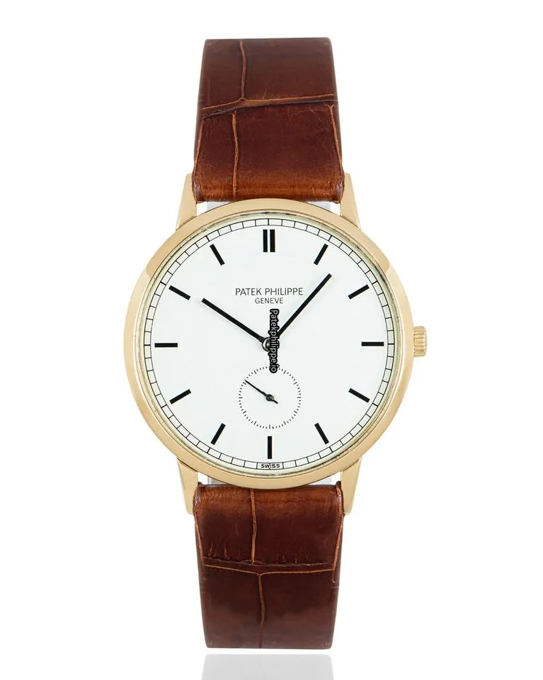 Patek Philippe Calatrava 3893 33MM Yellow Gold Case Manual Winding