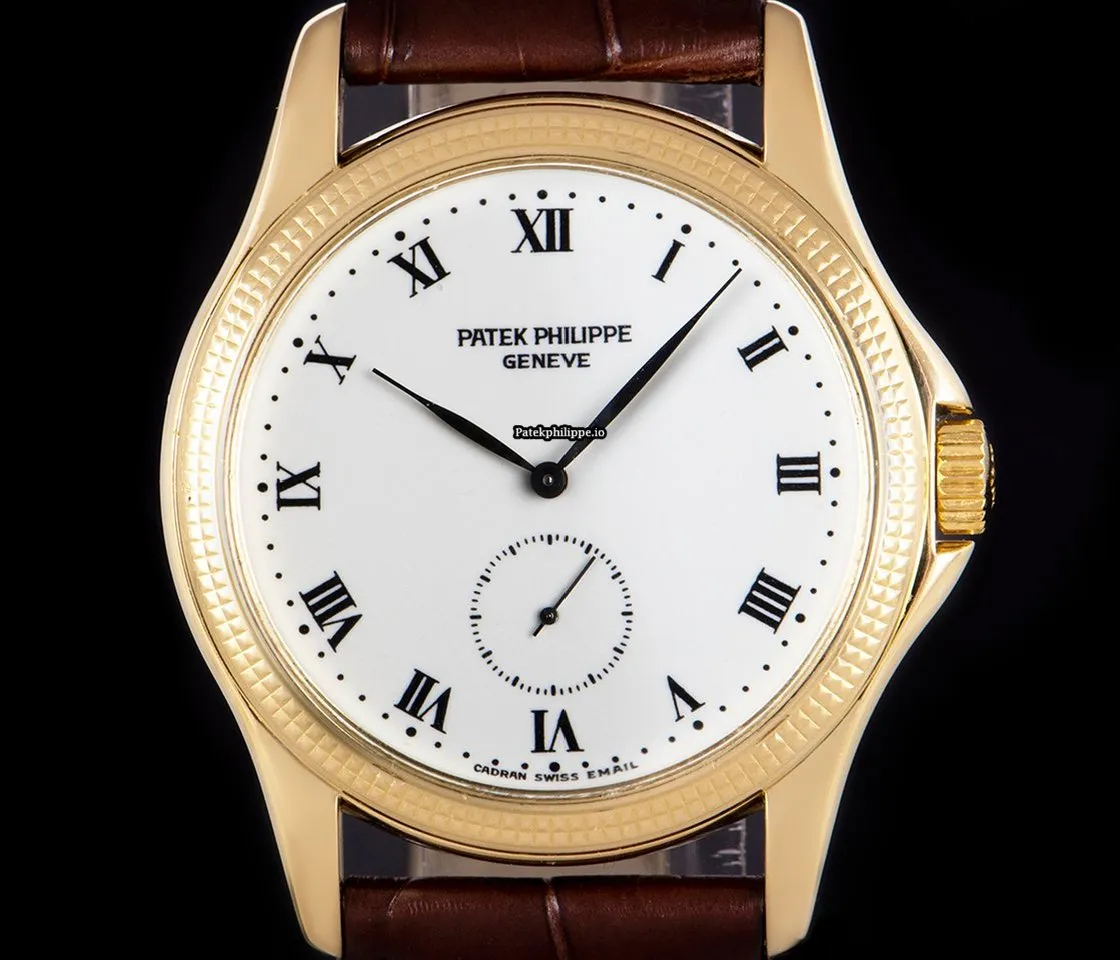 Patek Philippe Calatrava Calatrava 5115j-001 35MM Yellow Gold Case Manual Winding