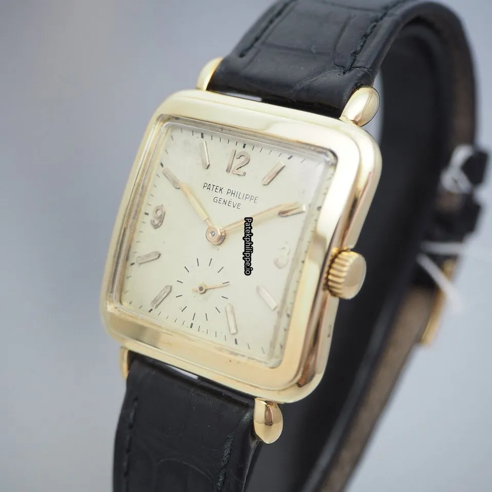 Alternative view of Patek Philippe Calatrava 2493 31x40MM Yellow Gold Case Manual Winding