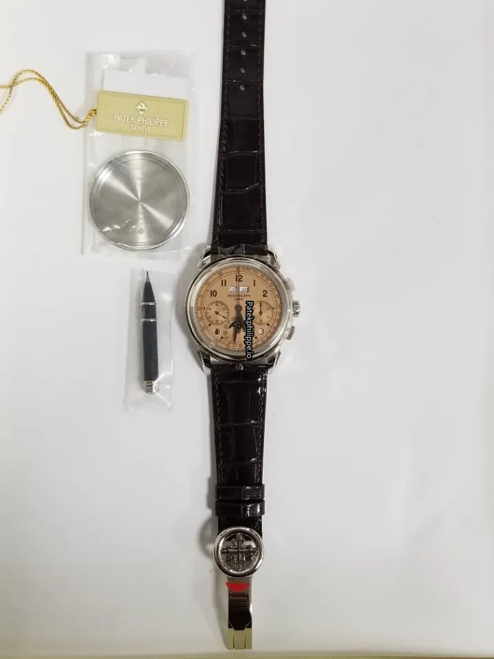 Alternative view of Patek Philippe Perpetual Calendar 5270p-001 41MM Platinum Case Manual Winding