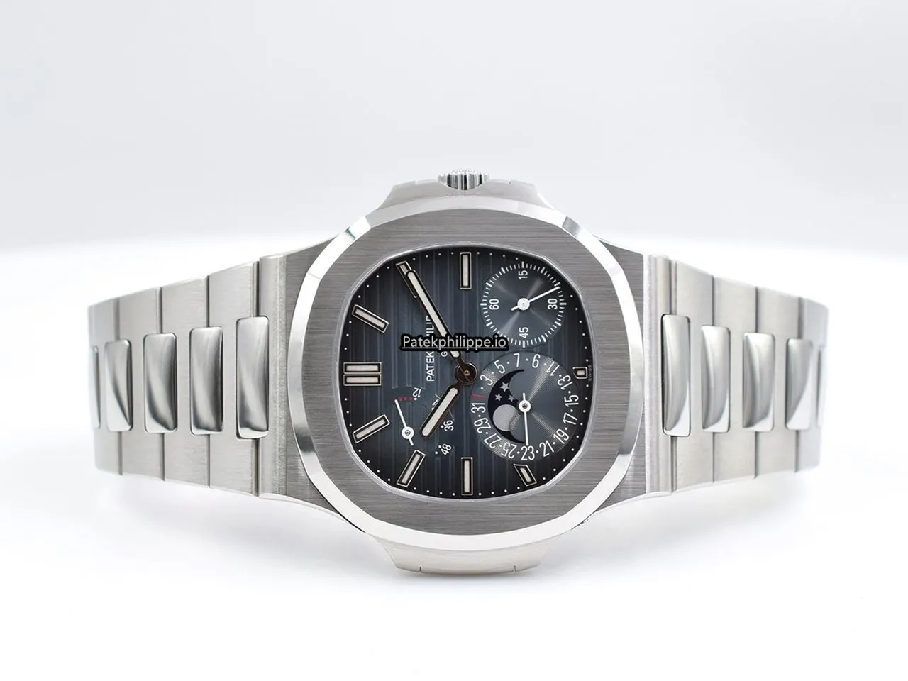 Alternative view of Patek Philippe Nautilus 5712/1a-001 40x38MM Steel Case Automatic