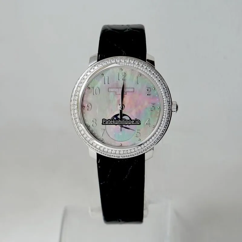 Alternative view of Patek Philippe Complications 4968g-001 33.3MM White Gold Case Manual Winding