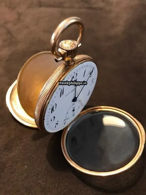Alternative view of Patek Philippe Ampr-sci 45MM Yellow Gold Case Manual Winding