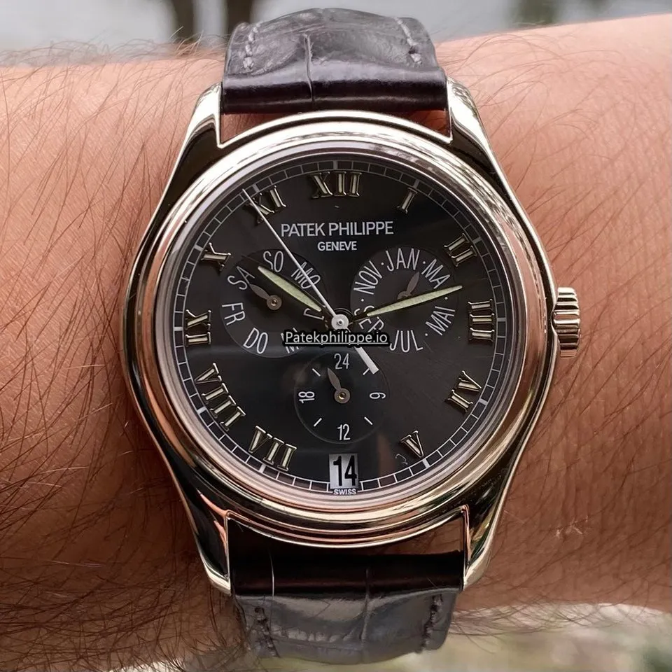 Alternative view of Patek Philippe Annual Calendar 5035g 37x44MM White Gold Case Automatic