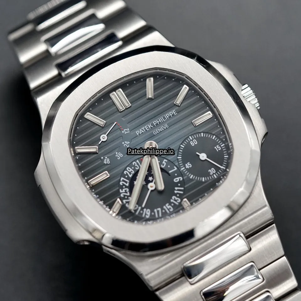 Alternative view of Patek Philippe Nautilus 5712/1a-001 40x38MM Steel Case Automatic