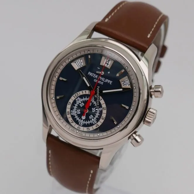 Alternative view of Patek Philippe Annual Calendar 5960/01g-001 40.5MM White Gold Case Automatic