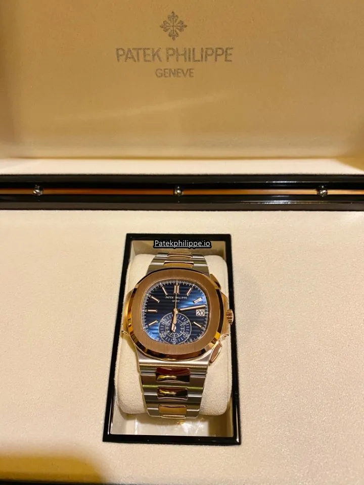Patek Philippe Nautilus 5980/1ar-001 40.5x38.5MM Gold/steel Case Automatic