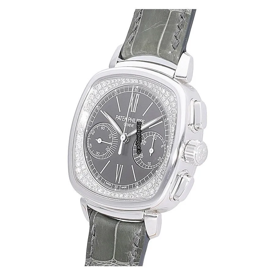 Alternative view of Patek Philippe Chronograph 7071g-010 35x39MM White Gold Case
