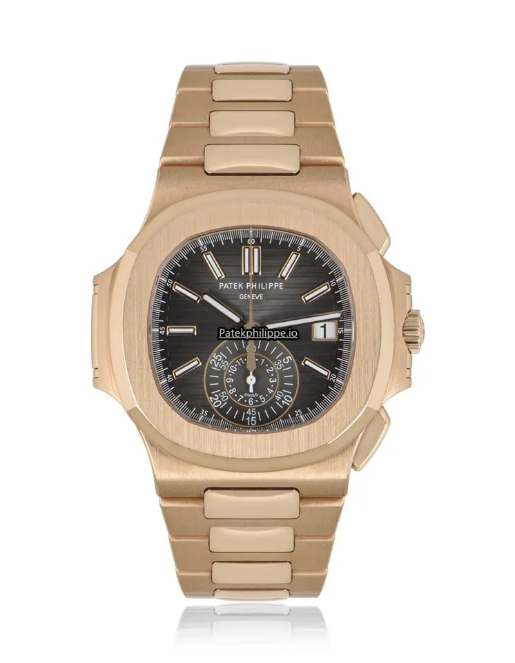 Patek Philippe Nautilus 5980/1r-001 40.5MM Rose Gold Case Automatic