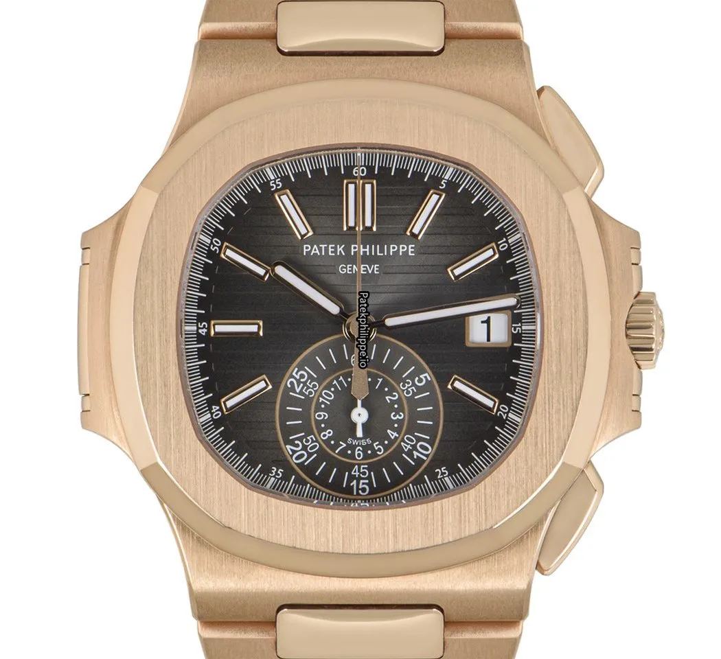 Alternative view of Patek Philippe Nautilus 5980/1r-001 40.5MM Rose Gold Case Automatic