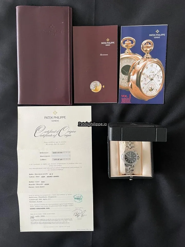Patek Philippe 5091/1a-010 37MM Steel Case Automatic