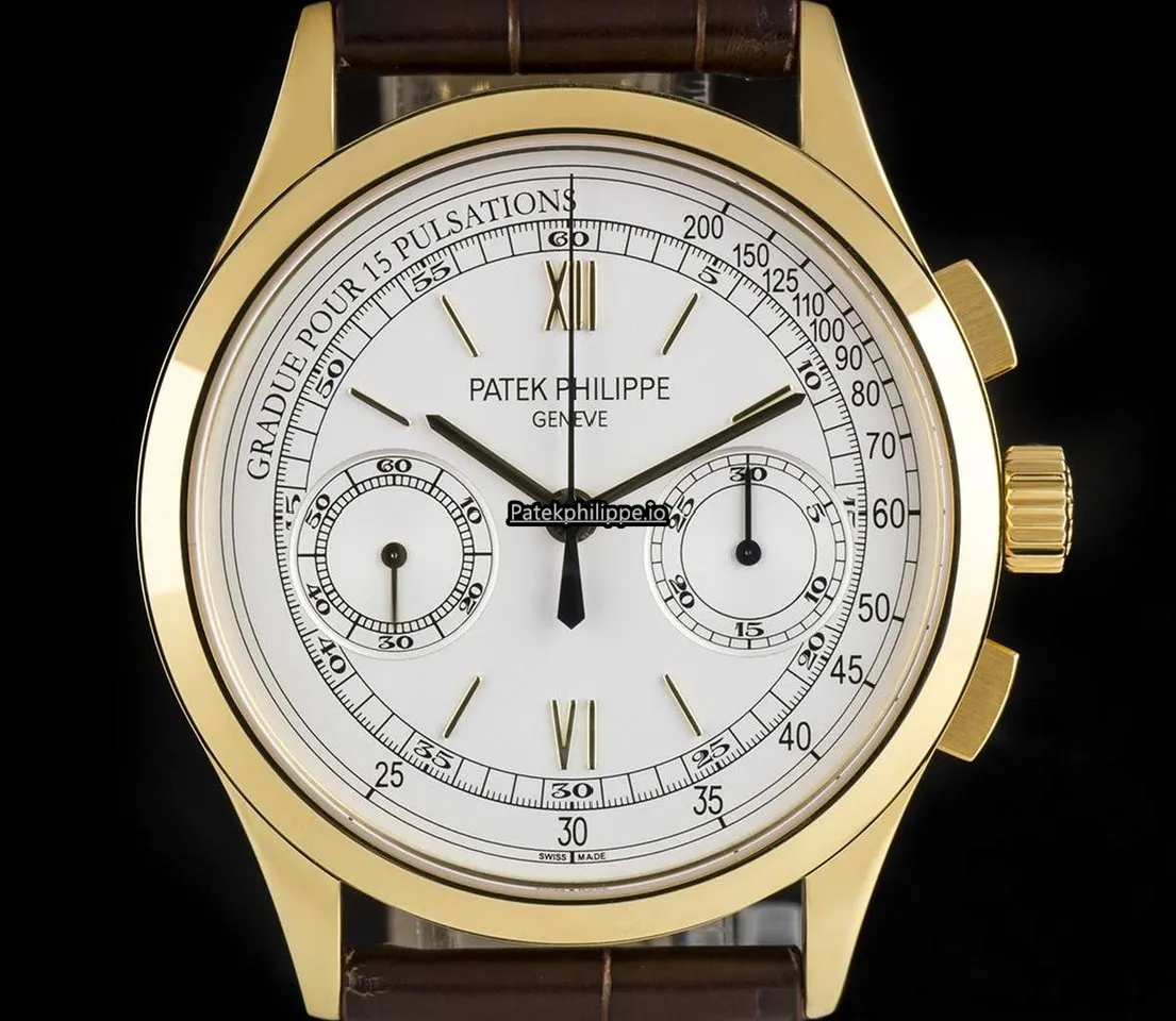 Patek Philippe Chronograph 5170j-001 39MM Yellow Gold Case Manual Winding