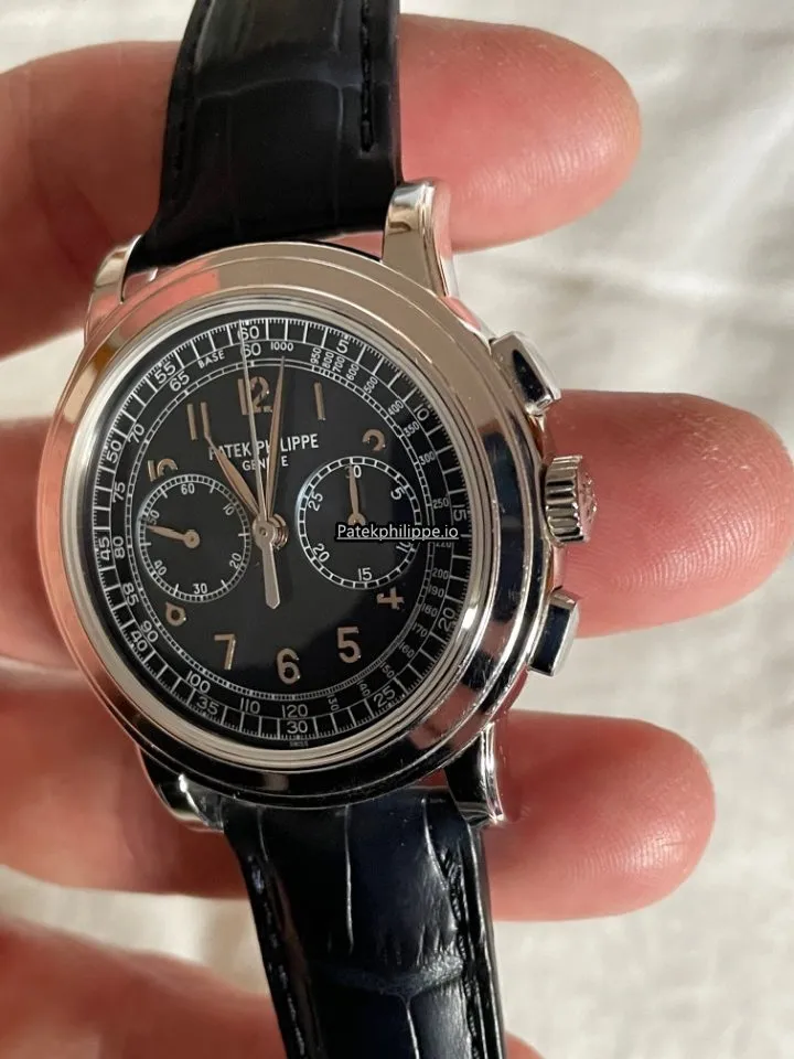 Alternative view of Patek Philippe Chronograph 5070p-001 42MM Platinum Case Manual Winding