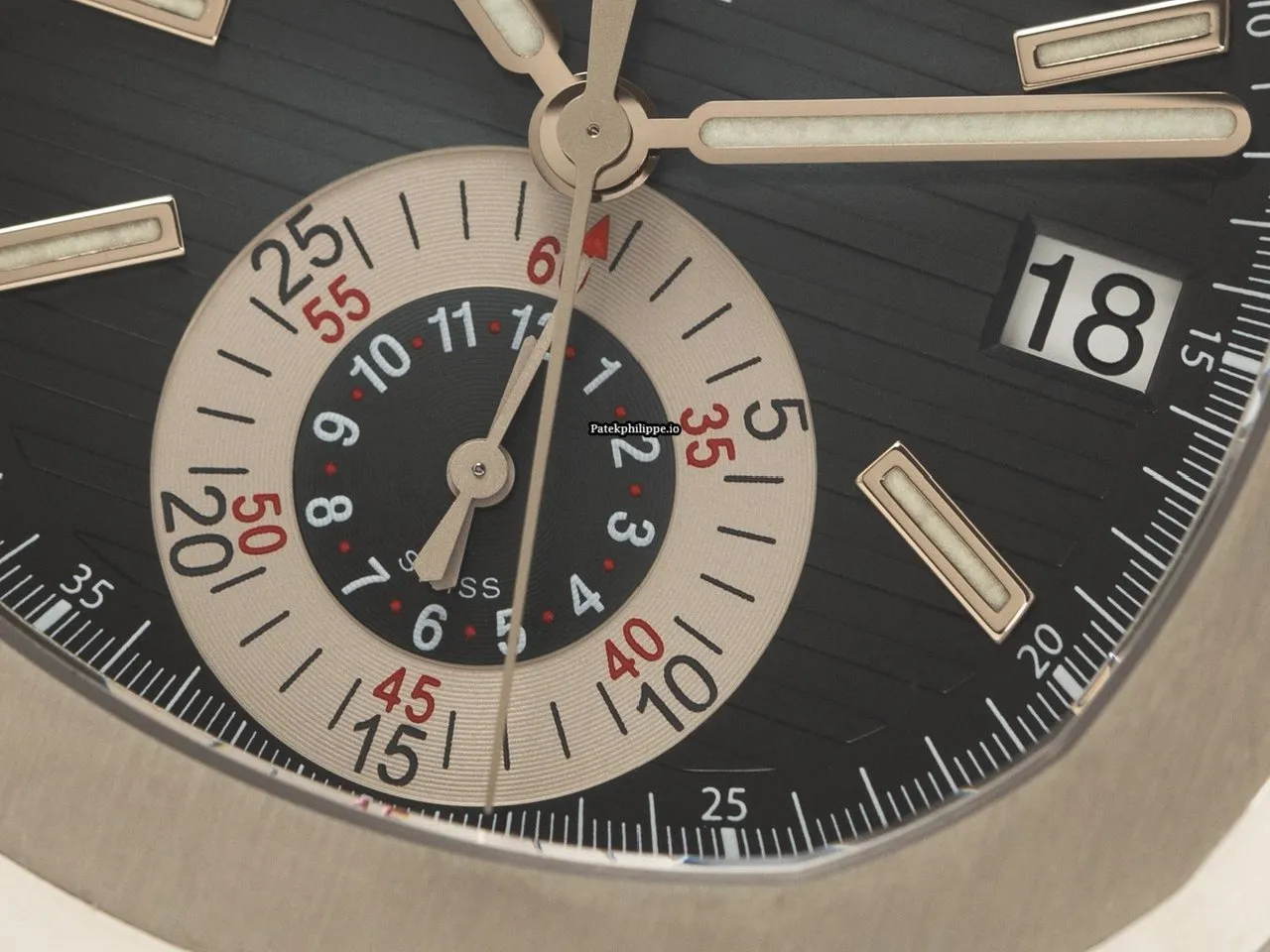Alternative view of Patek Philippe Nautilus 5980/1a-001 40MM Steel Case Automatic