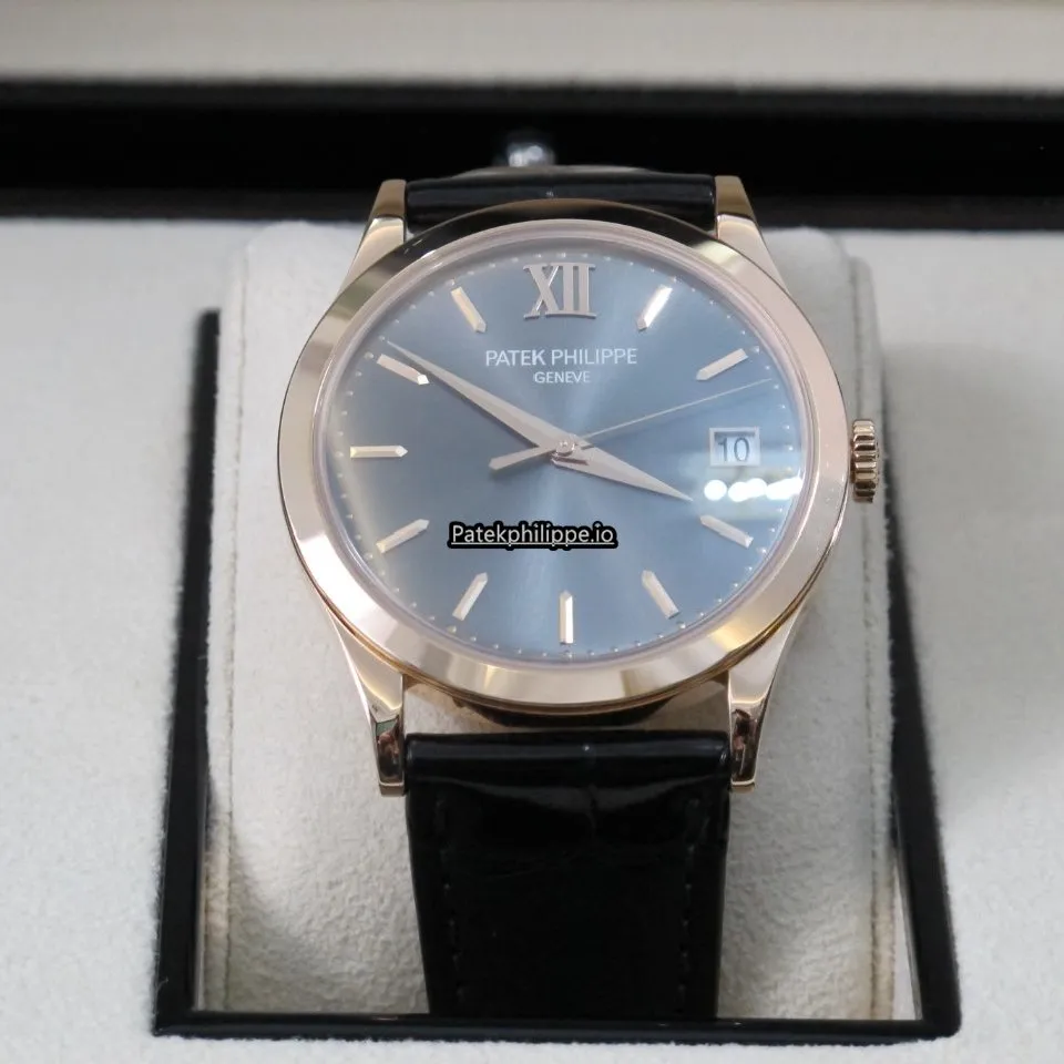 Alternative view of Patek Philippe Calatrava 5296r-016 38MM Rose Gold Case Automatic