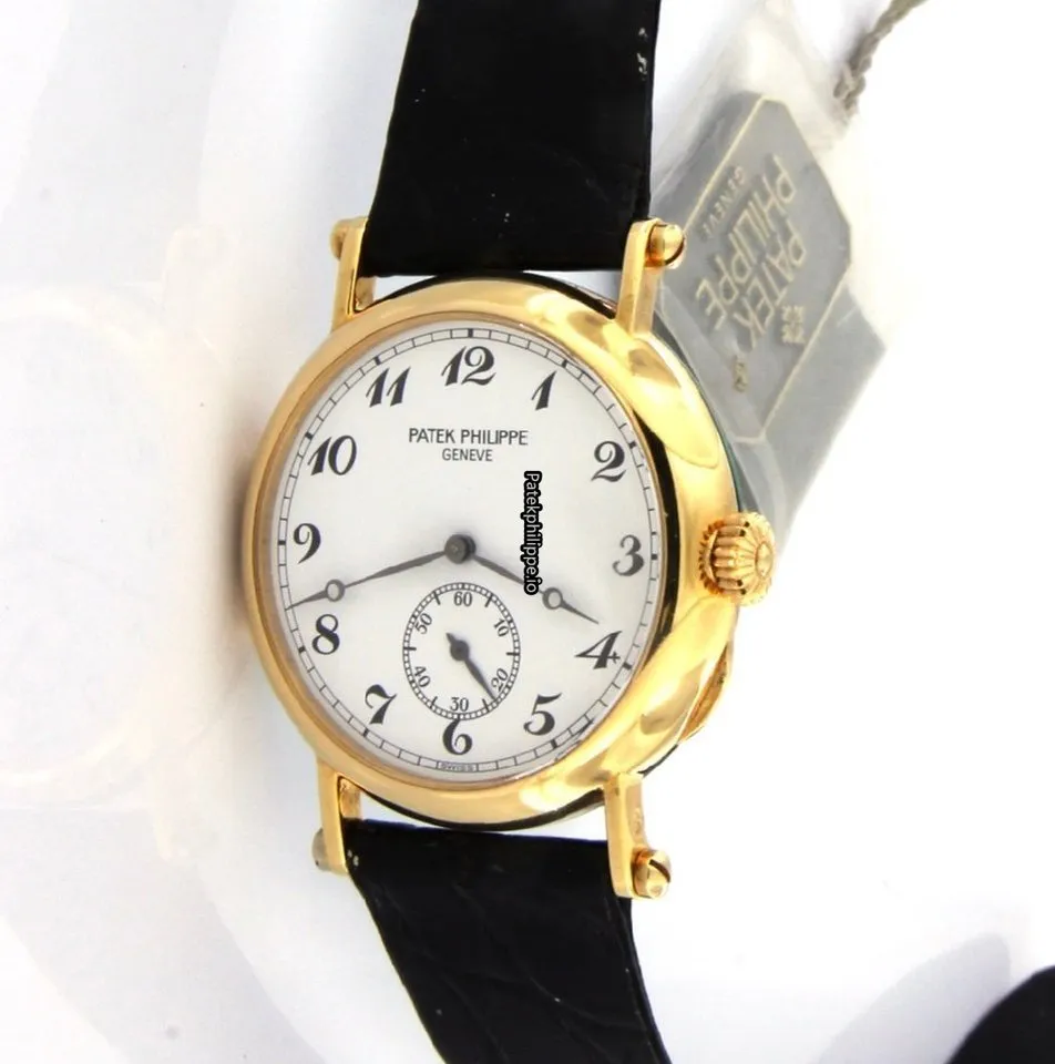 Patek Philippe Calatrava 3960j 33MM Yellow Gold Case Manual Winding