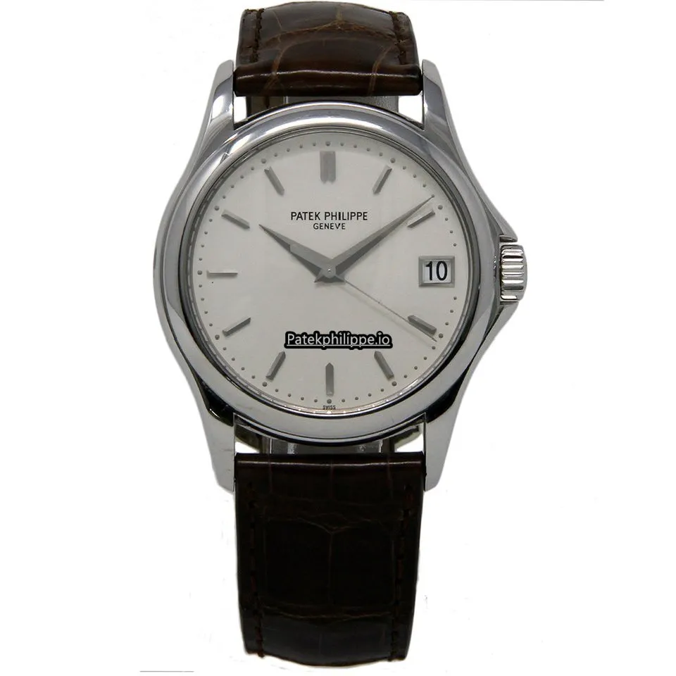 Alternative view of Patek Philippe Calatrava 5127g-001 37MM White Gold Case Automatic